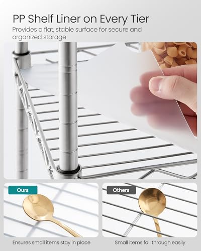 SONGMICS 5-Tier Bathroom Shelf, Storage Rack - Image 4