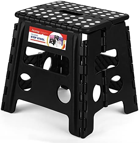 13 Inch Folding Step Stool, Non-Slip Surface by ACSTEP