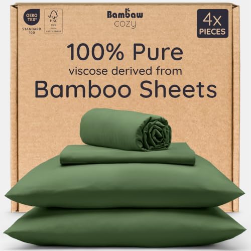 Bambaw California King Sheet Set 4pcs – 100% Viscose Derived from Bamboo Sheets by Bambaw