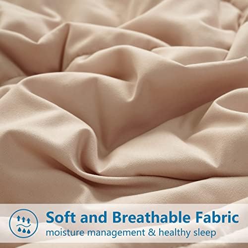EASELAND Twin Size Down Alternative Comforter, 64x88 Inches - Image 4
