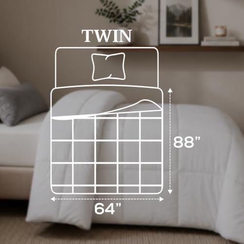 Utopia Bedding Duvet Insert, Twin Comforter 64 x 88 Inches - Image 2