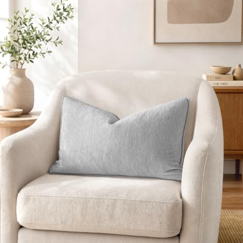 MIULEE Chenille Lumbar Throw Pillow Covers - Image 3
