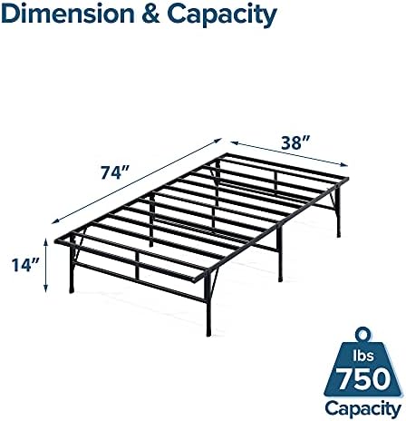 Sleep Master Do-It-Yourself Smart Platform Metal Bed Frame - Image 2