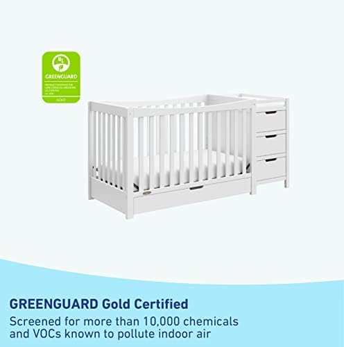 Graco Remi 4-in-1 Convertible Crib & Changer - Image 4
