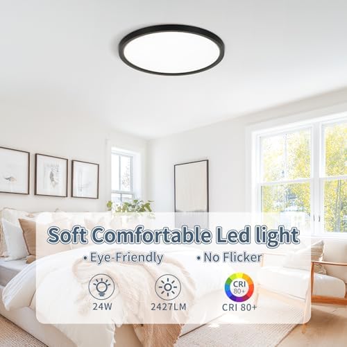6Pack 11.4 Inch LED Flush Mount Ceiling Light - Image 3