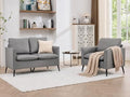 TYBOATLE Leather Loveseat Sofa and Accent Chair Set by TYBOATLE