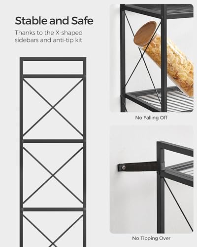 SONGMICS 4-Tier Steel Storage Rack, Shelving Unit - Image 4