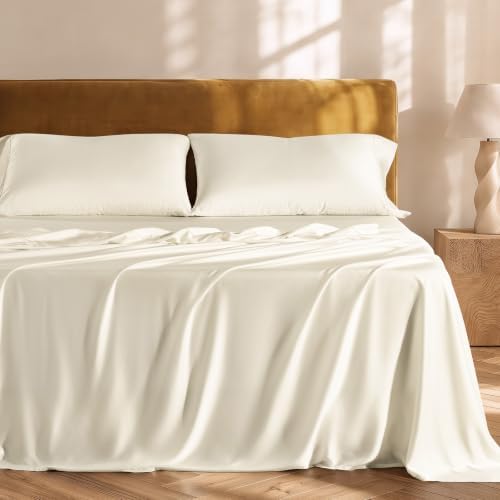 EverGrace Tencel™ Sheet Set, Breathable & Cooling, Ivory White by EVERGRACE