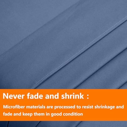 TAIMIT Slate Blue Full Size Comforter Set - Image 7