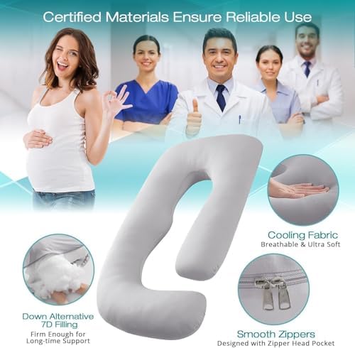 Sasttie Cooling Pregnancy Pillows - Image 3
