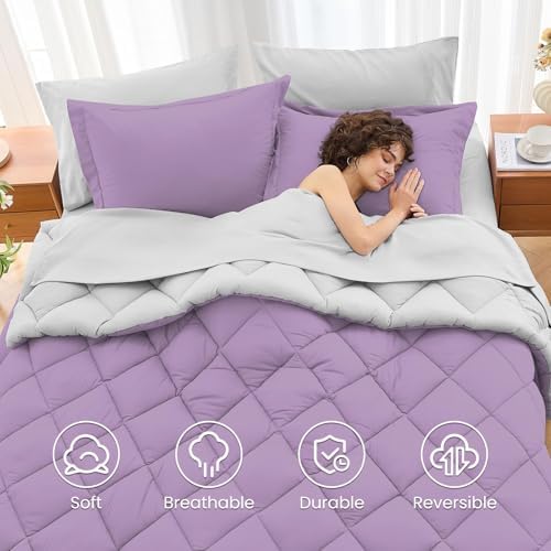 MUXHOMO Full Comforter Set 7 Pieces - Image 6
