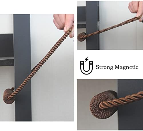 Magnetic Curtain Tiebacks Decorative Holdbacks Rope Tie Back Drapes Hangtty - Image 5