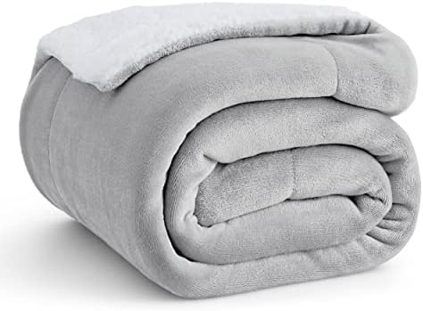 Bedsure GentleSoft Sherpa Fleece Throw Blanket by BEDSURE