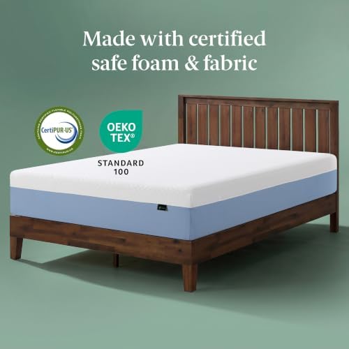 Zinus 10 Inch Full Cooling Essential Memory Foam Mattress, Medium Feel - Image 5