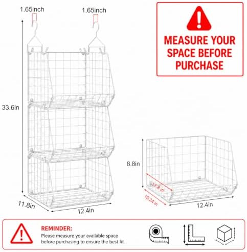 X-cosrack 3 Tier Foldable Closet Organizer, Clothes Shelves - Image 3
