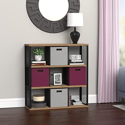 ClosetMaid 9-Cube Storage Organizer Bookshelf, Storage Shelf, Metal Frame - Image 6