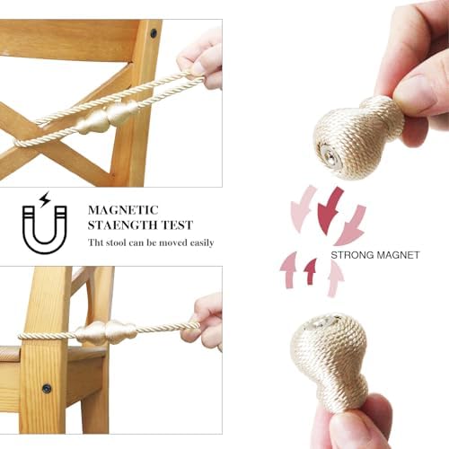 Magnetic Curtain Tiebacks Decorative Curtain Holders - Image 3