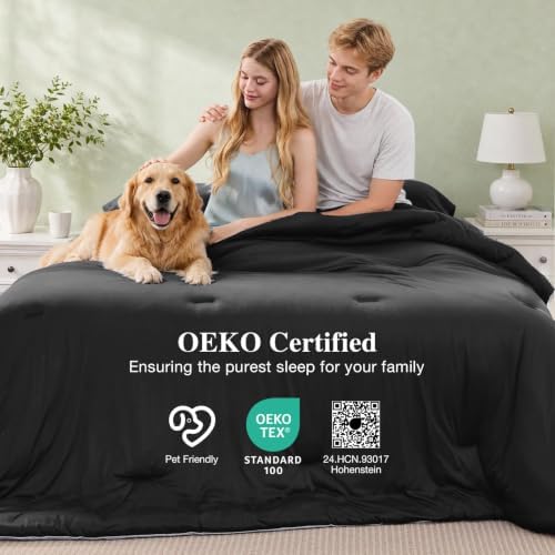 MUXHOMO Cooling Comforter Queen Size, 3-Piece Reversible Bed Set - Image 4