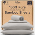 Bambaw 100% Viscose Derived from Bamboo Bed Sheets Full Size Set – 4pcs by Bambaw