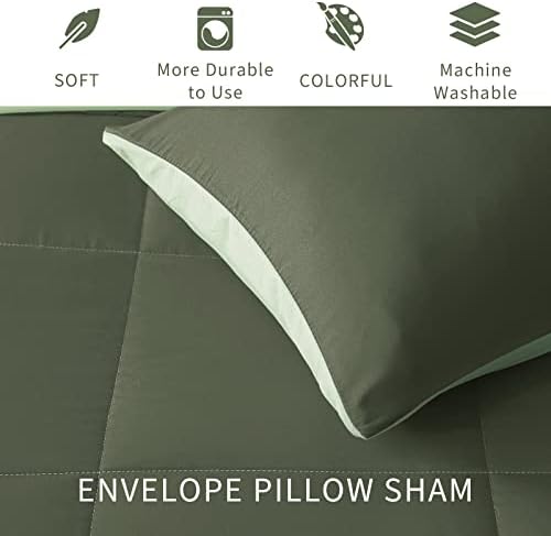 Exclusivo Mezcla Oversized Queen Comforter Reversible Bedding Set - Image 6