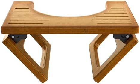 AmazerBath 8.5 Inches Bamboo Toilet Stool Squat by AmazerBath