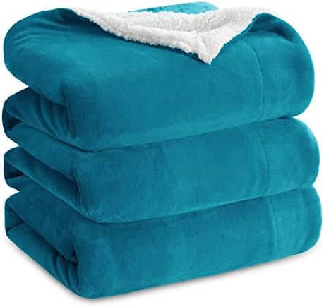 Bedsure GentleSoft Sherpa Fleece Blankets King Size by BEDSURE