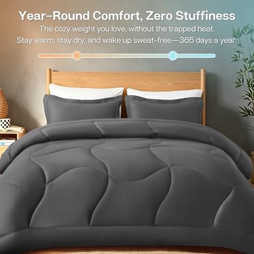 MR&HM All-Season Natural Cooling Comforter - Image 4