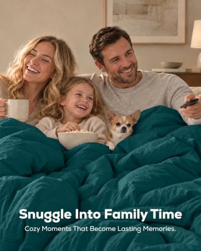 Duvet Cover Queen, 3 Piece Set, Extra Soft - Image 4