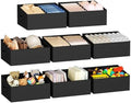 DIMJ Large Closet Shelf Organizer Bins 8 Packs by DiMJ