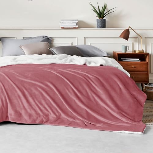 Bedsure GentleSoft Sherpa Fleece Blankets King Size - Image 3