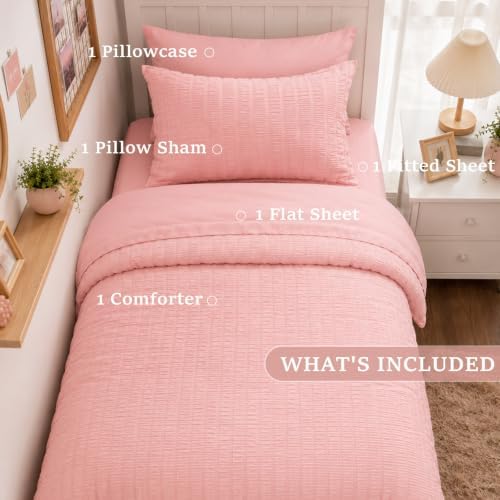 Pink Twin Comforter Set for Girls - Image 6