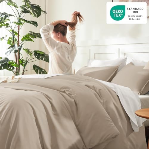 Litanika Khaki Oversized King Comforter Set - Image 4