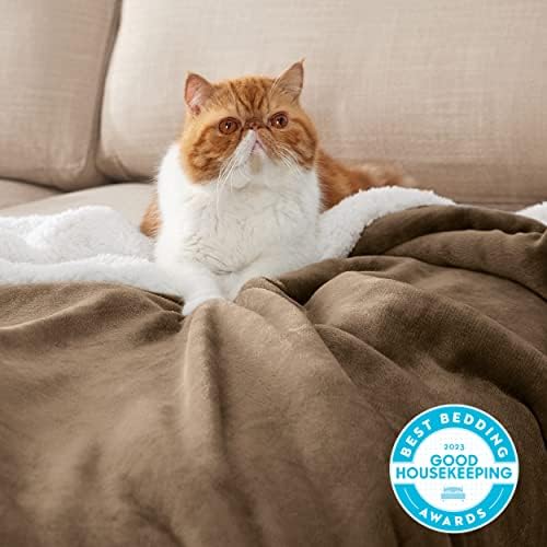 Bedsure GentleSoft Sherpa Fleece Throw Blanket - Image 2