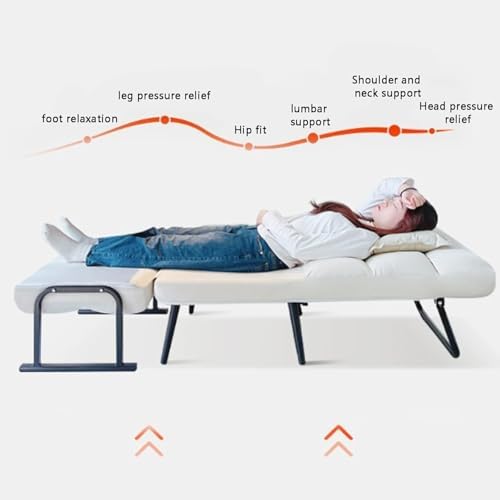 Compact Convertible Folding Chair Bed - Image 6