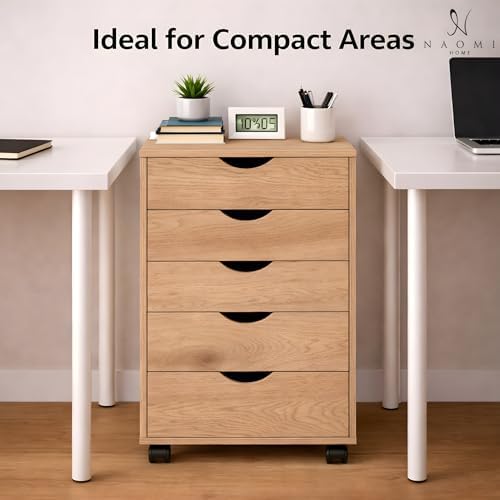 Naomi Home Under Desk Office File Cabinet - Image 6