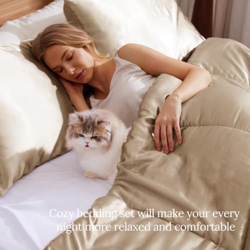 Whale Flotilla Reversible Fluffy Satin Full Comforter Set - Image 6