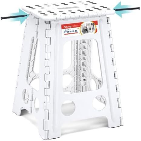ACSTEP 17.5 Inch Heavy Duty Folding Step Stool by ACSTEP