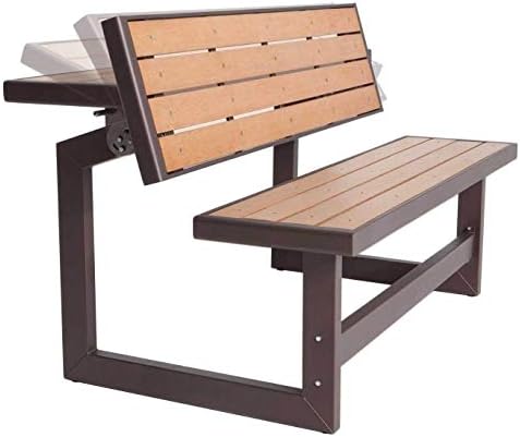 LIFETIME 60054 Convertible Bench / Table, Faux Wood Construction - Image 4