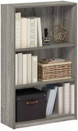 Furinno Jaya Book Shelf, 3-Tier Bookshelf, Standing Bookcase by Furinno-FitsYourSpaceFitsYourBudget