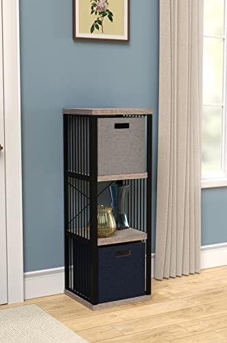 ClosetMaid 3-Cube Storage Organizer Bookshelf, Storage Shelf, Metal Frame - Image 5