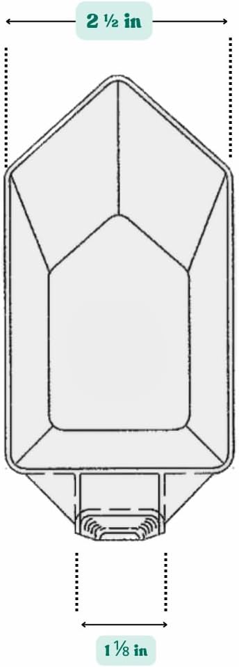 1 Cup (8 Oz. | 250 mL) Scoop for Measuring Coffee, Pet Food, Grains, Protein, Spices and Other Dry Goods (Pack of 100)