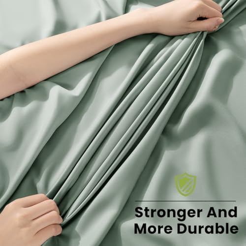 Shilucheng 100% Viscose Derived from Bamboo_Sheets, Extra Deep Pocket - Image 5