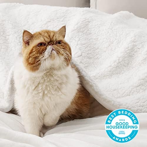 Bedsure GentleSoft Sherpa Fleece Blanket Queen Size - Image 2