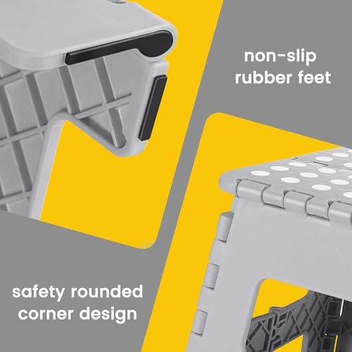 ACSTEP 12 Pack 11 Inch Folding Step Stool, Sturdy Plastic Foldable Step Stool - Image 2