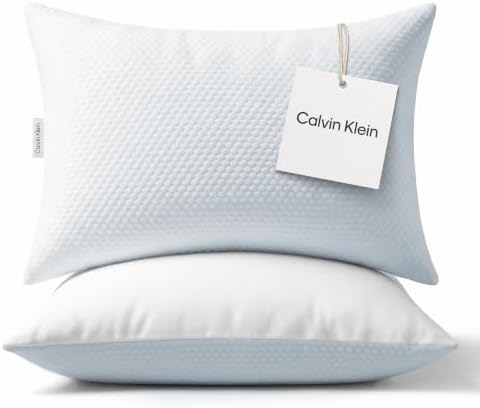 Calvin Klein Cooling Pillows, Reversible Down Alternative Bed Pillows by CalvinKlein