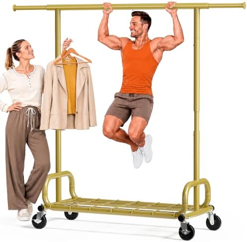 HOKEEPER Clothes Rack 450LBS Adjustable Garment Rack by HOKEEPER