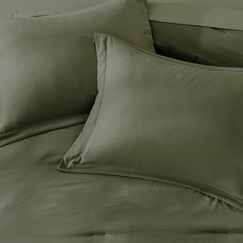 Oversized Queen Comforter Set -7 Pieces Soft Bed in a Bag Queen Bedding Set - Image 6