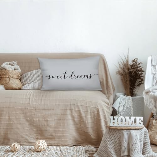 HONLUNG Sweet Dreams Throw Pillow Covers, Bed Decorative Pillows Covers - Image 3