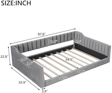 Bellemave Full XL Upholstered Daybed - Image 2