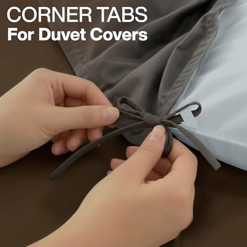 Utopia Bedding Queen Comforter, Duvet Insert, Light Grey, 88 x 88 Inches - Image 5